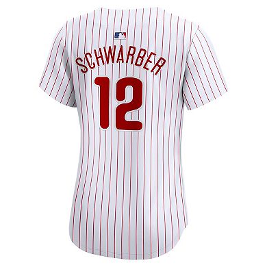 Women's Nike Kyle Schwarber White Philadelphia Phillies Home Limited Player Jersey