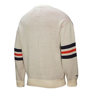 Men's Mitchell & Ness Cream San Diego Padres Retro Pullover Sweater