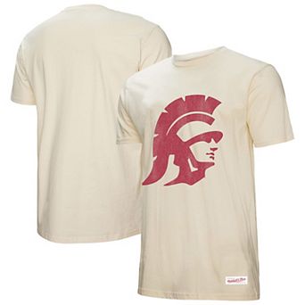 Men's Mitchell & Ness Cream USC Trojans Vintage Tone T-Shirt