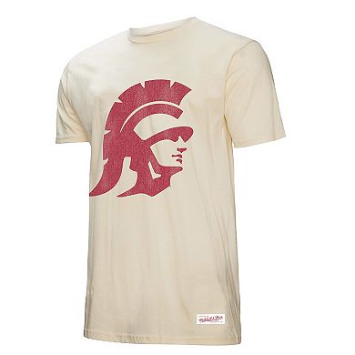 Men's Mitchell & Ness Cream USC Trojans Vintage Tone T-Shirt