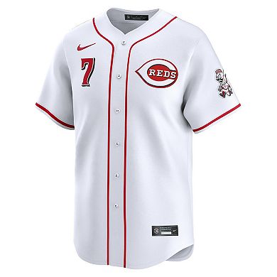 Men's Nike Spencer Steer White Cincinnati Reds Home Limited Player Jersey