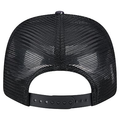 Men's New Era Black Houston Astros Adventure Drinks Pattern 9SEVENTY Stretch-Snap Hat