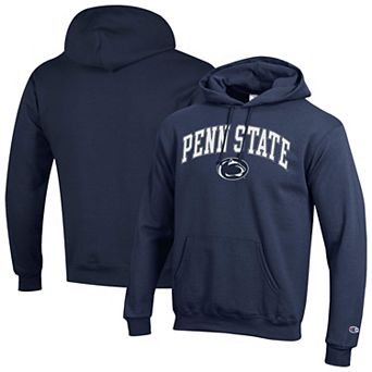 Men's Champion Navy Penn State Nittany Lions Arched Logo Fleece Pullover Hoodie