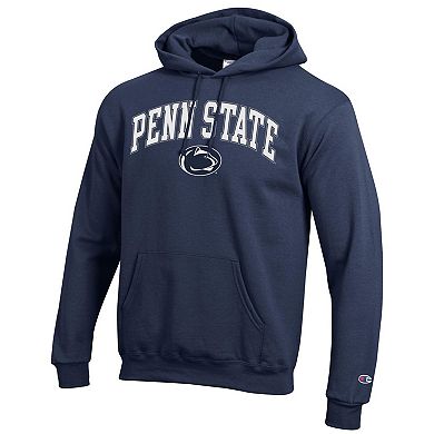 Men's�Champion Navy Penn State Nittany Lions Arched Logo Fleece Pullover Hoodie