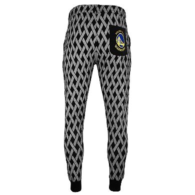 Unisex FISLL x Benny Gold Black Golden State Warriors Statement Edition Splash Net Jogger Pants