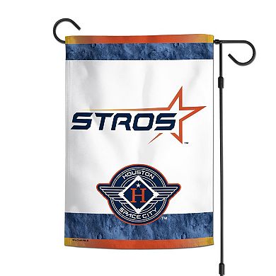 "WinCraft Houston Astros 2025 City Connect 12"" x 18"" Double-Sided Garden Flag"