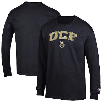 Men's Champion Black UCF Knights Arch Over Logo Long Sleeve T-Shirt