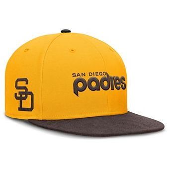 Men's Nike Gold San Diego Padres True Performance Fitted Hat