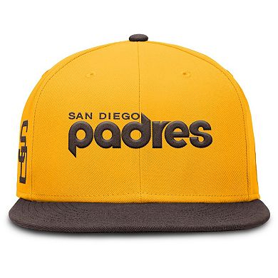 Men's Nike Gold San Diego Padres True Performance Fitted Hat