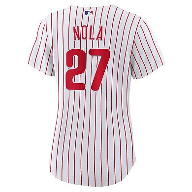 Women's Nike Aaron Nola White Philadelphia Phillies Home Replica Jersey