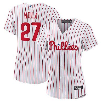 Women's Nike Aaron Nola White Philadelphia Phillies Home Replica Jersey