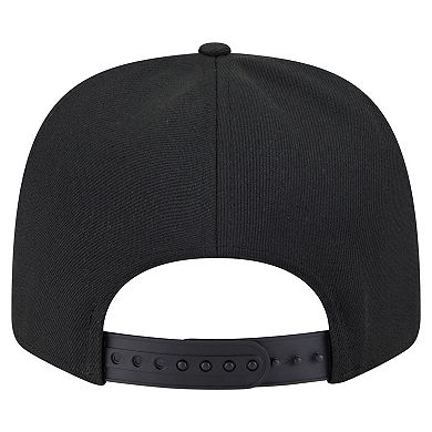 Men's New Era Black Iowa Hawkeyes Game Day Multi-Rope 9SEVENTY Stretch-Snap Hat