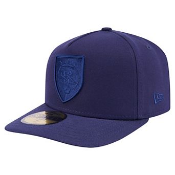 Men's New Era Navy Real Salt Lake Color Pack A-Frame 59FIFTY Fitted Hat