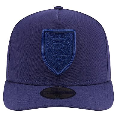 Men's New Era Navy Real Salt Lake Color Pack A-Frame 59FIFTY Fitted Hat