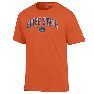 Men's Champion Orange Boise State Broncos Arched Logo T-Shirt