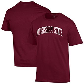 Men's Champion Maroon Mississippi State Bulldogs Basic Arch T-Shirt