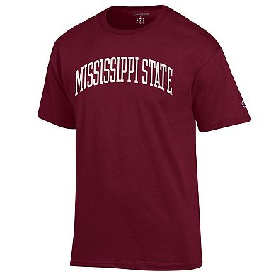 Men's Champion Maroon Mississippi State Bulldogs Basic Arch T-Shirt