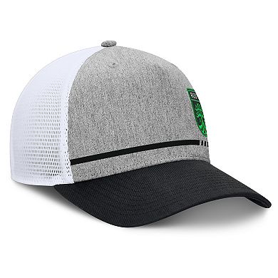 Men's Fanatics Heather Gray Austin FC Low Block Trucker Adjustable Hat