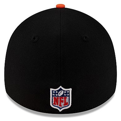 Men's New Era Black/Orange Cleveland Browns 2025 NFL Draft 39THIRTY Flex Hat