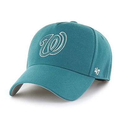 Men's '47 Teal Washington Nationals Ballpark Offside Adjustable Hat
