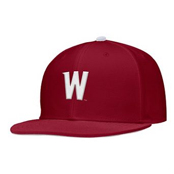 Men's Nike Crimson Washington State Cougars On-Field Baseball Performance Fitted Hat