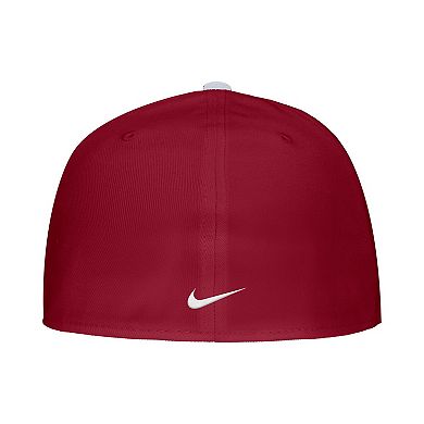 Men's Nike Crimson Washington State Cougars On-Field Baseball Performance Fitted Hat