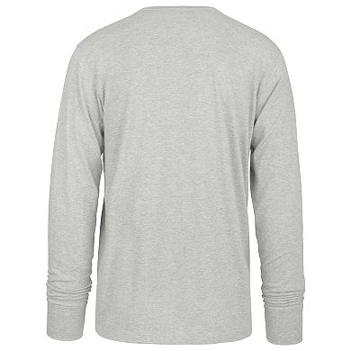 Men's '47 Gray Chicago Cubs Circle Change Franklin Long Sleeve T-Shirt