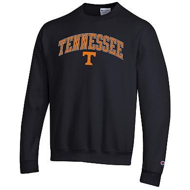 Men's Champion Black Tennessee Volunteers Arch Over Logo Pullover Sweatshirt