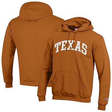 Men's Champion Texas Orange Texas Longhorns Basic Arch Fleece Pullover Hoodie