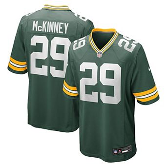 Men's Nike Xavier McKinney Green Green Bay Packers Team Game Jersey