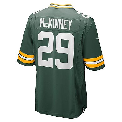 Men's Nike Xavier McKinney Green Green Bay Packers Team Game Jersey