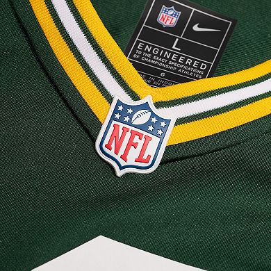 Men's Nike Xavier McKinney Green Green Bay Packers Team Game Jersey
