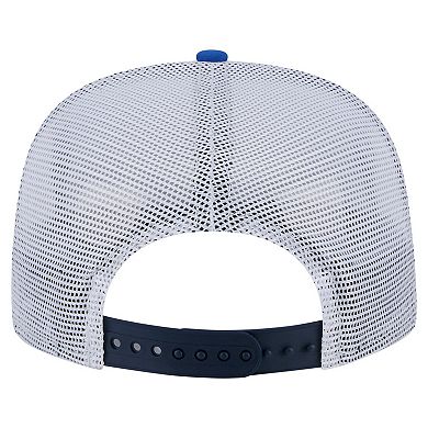 Men's New Era Navy/Blue Dallas Mavericks Throwback Dye Golfer Snapback Hat