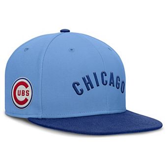 Men's Nike Light Blue Chicago Cubs True Performance Fitted Hat