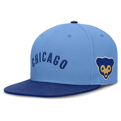 Men's Nike Light Blue Chicago Cubs True Performance Fitted Hat