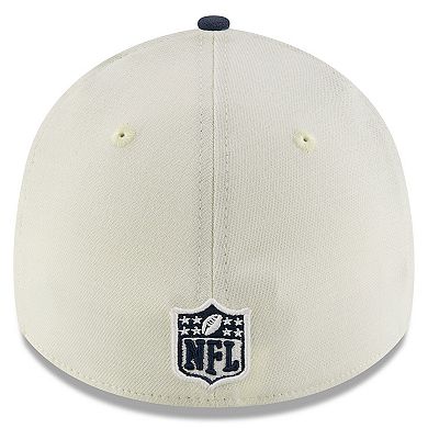 Men's New Era Cream/Navy Dallas Cowboys 2025 NFL Draft 39THIRTY Flex Hat