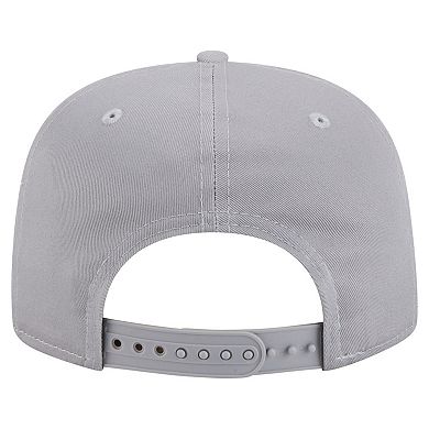 Men's New Era Gray Philadelphia 76ers Throwback Property Of Golfer Snapback Hat