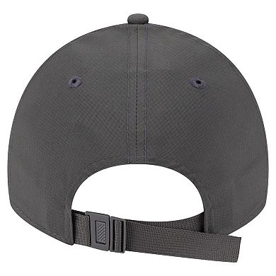 Men's New Era Charcoal Los Angeles Lakers Active Ripstop 9TWENTY Adjustable Hat