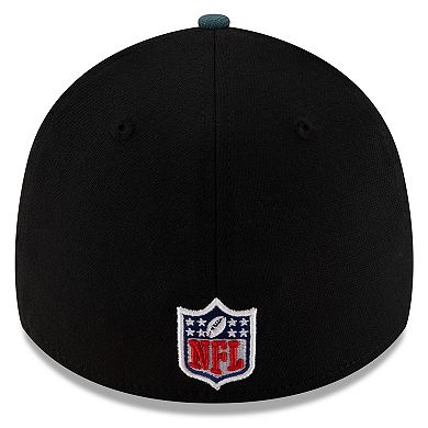 Men's New Era Black/Midnight Green Philadelphia Eagles 2025 NFL Draft 39THIRTY Flex Hat