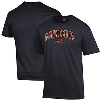 Men's Champion Black Minnesota Golden Gophers Arch Over Logo T-Shirt