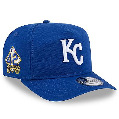 Men's New Era Royal Kansas City Royals 2025 Jackie Robinson Day Golfer Adjustable Hat