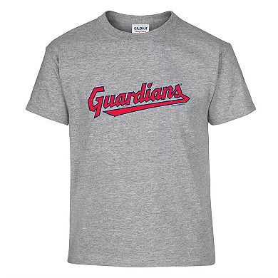 Youth Soft as a Grape Navy/Heather Gray Cleveland Guardians Two-Pack T-Shirt Set