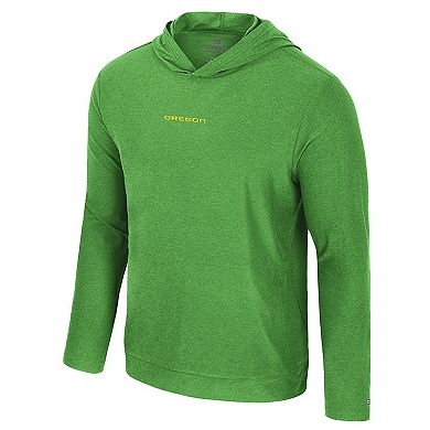 Men's Colosseum Kelly Green Oregon Ducks Long Sleeve T-Shirt Hoodie
