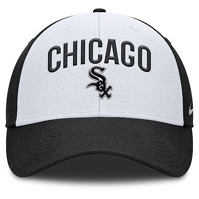 Men's Nike White/Black Chicago White Sox Club Performance Adjustable Hat