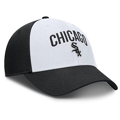 Men's Nike White/Black Chicago White Sox Club Performance Adjustable Hat