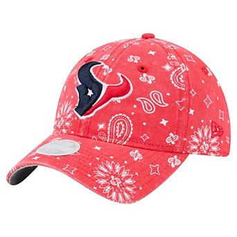 Women's New Era Red Houston Texans Paisley 9TWENTY Adjustable Hat