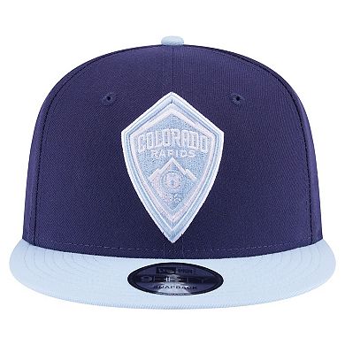 Men's New Era Navy Colorado Rapids Color Pack Two-Tone 9FIFTY Snapback Hat