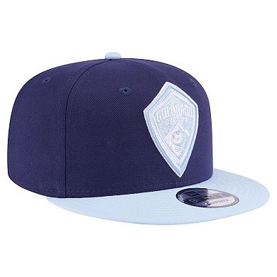 Men's New Era Navy Colorado Rapids Color Pack Two-Tone 9FIFTY Snapback Hat