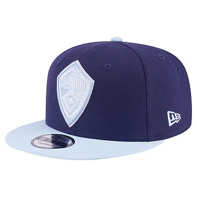 Men's New Era Navy Colorado Rapids Color Pack Two-Tone 9FIFTY Snapback Hat