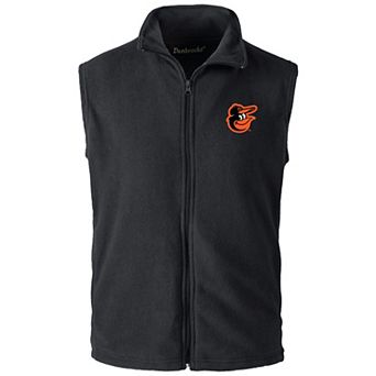 Men's Dunbrooke Black Baltimore Orioles Full-Zip Vest